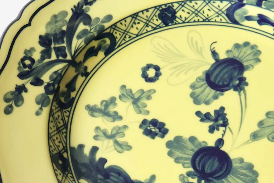 Richard Ginori Assiett Oriente Italiano Citrino* Tallrikar & Skålar