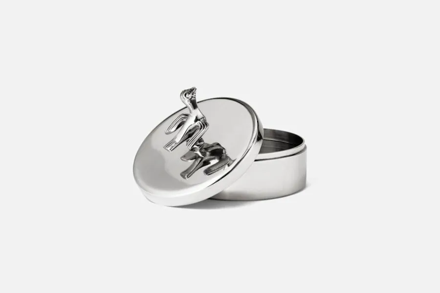 Svenskt Tenn Burk med Fågel* Dekorationsdetaljer|Tenndekorationer