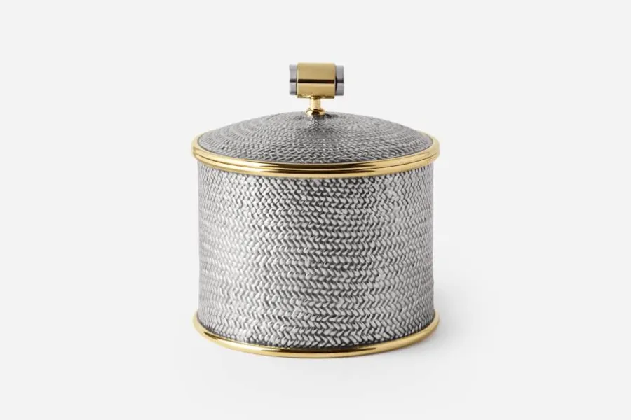 Björn Trägårdh Burk Panama Rund* Tenndekorationer