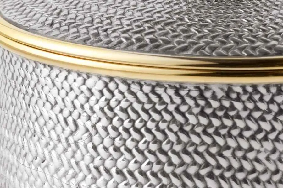 Björn Trägårdh Burk Panama Rund* Tenndekorationer