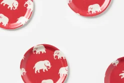 Estrid Ericson/Svenskt Tenn Glasunderlägg Elefant* Underlägg & Tabletter