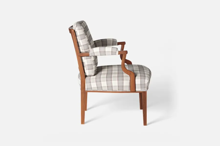 Josef Frank Karmstol 969 Kederband Sitthöjd 43 cm* Karmstolar