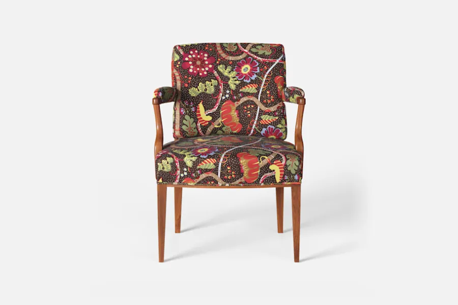 Josef Frank Karmstol 969 Kederband Sitthöjd 47 cm* Fåtöljer|Karmstolar