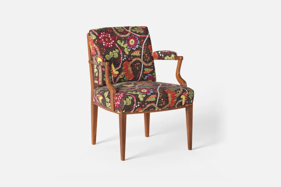 Josef Frank Karmstol 969 Kederband Sitthöjd 47 cm* Fåtöljer|Karmstolar