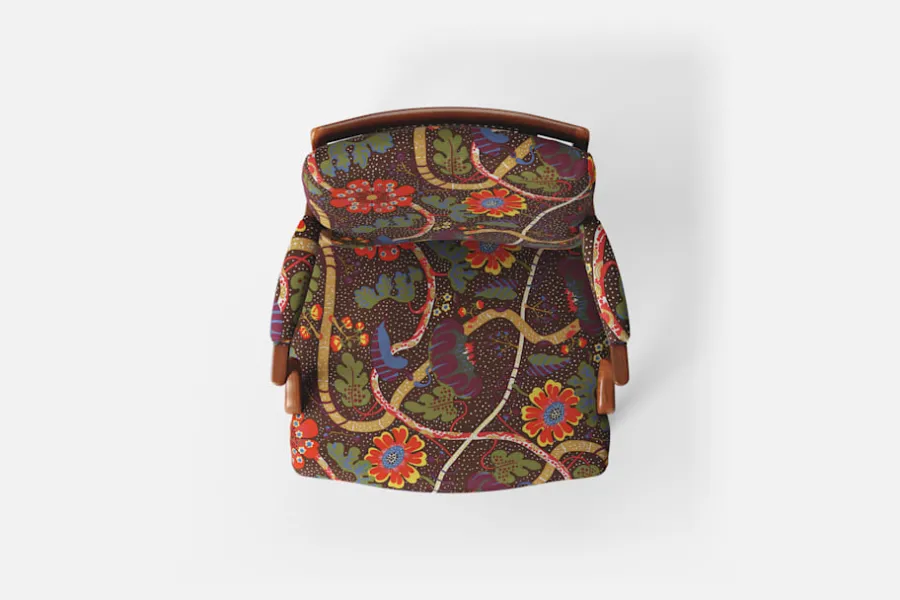 Josef Frank Karmstol 969 Kederband Sitthöjd 43 cm* Karmstolar