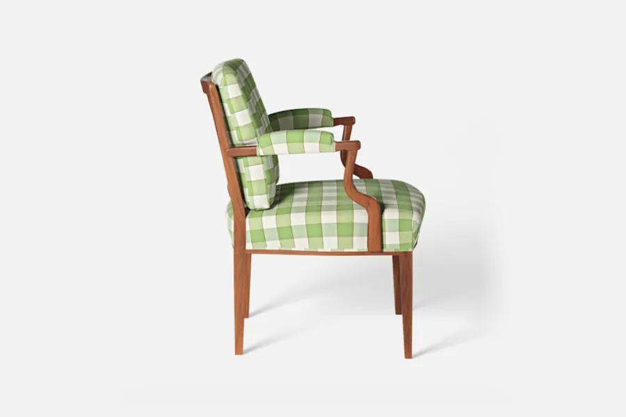 Josef Frank Karmstol 969 Kederband Sitthöjd 47 cm* Fåtöljer|Karmstolar