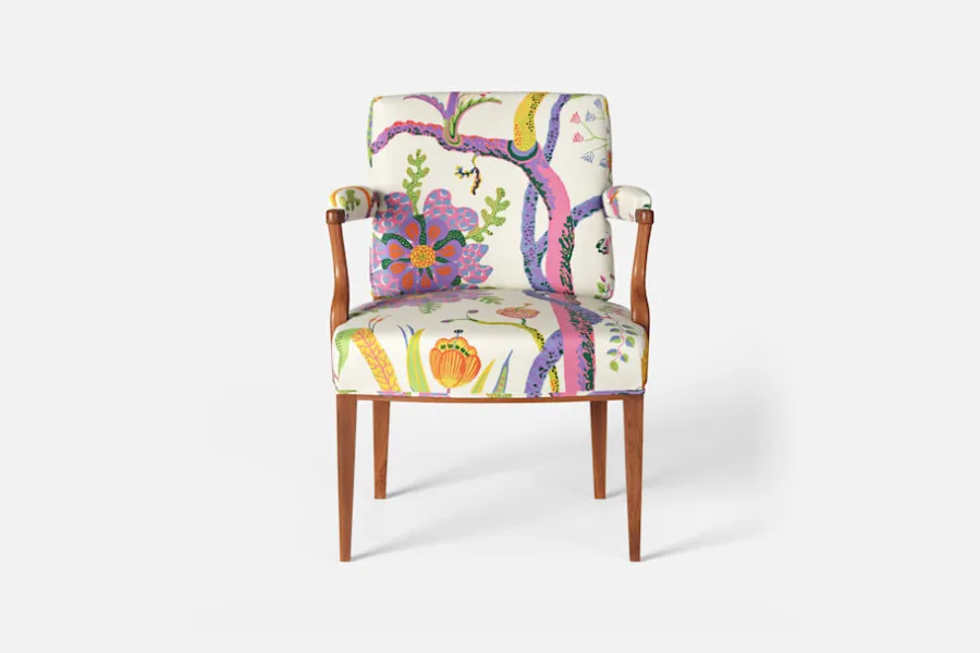 Josef Frank Karmstol 969 Kederband Sitthöjd 47 cm* Fåtöljer|Karmstolar