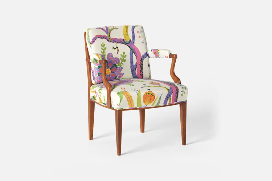 Josef Frank Karmstol 969 Kederband Sitthöjd 47 cm* Fåtöljer|Karmstolar