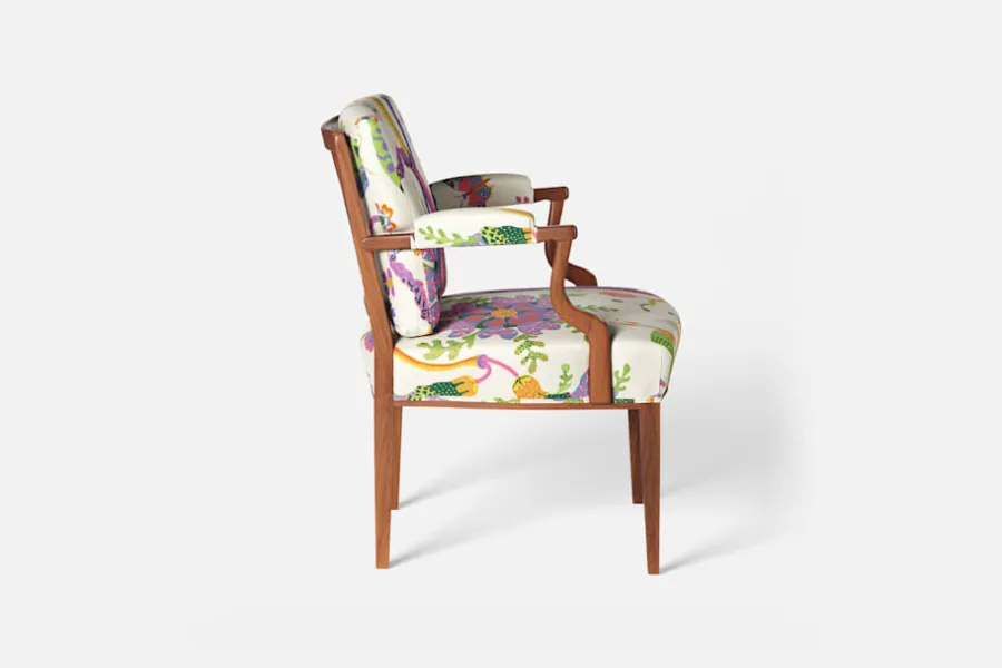 Josef Frank Karmstol 969 Kederband Sitthöjd 47 cm* Fåtöljer|Karmstolar