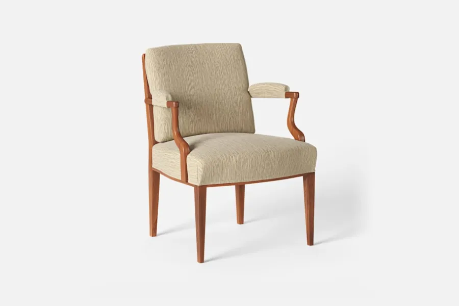 Josef Frank Karmstol 969 Kederband Sitthöjd 47 cm* Fåtöljer|Karmstolar