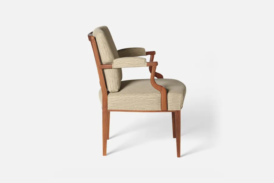 Josef Frank Karmstol 969 Kederband Sitthöjd 47 cm* Fåtöljer|Karmstolar