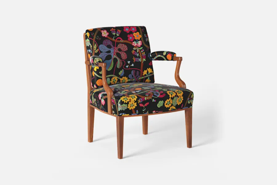Josef Frank Karmstol 969 Kederband Sitthöjd 43 cm* Karmstolar
