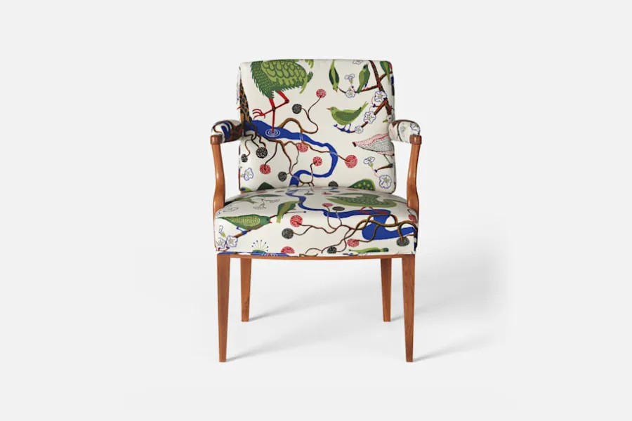 Josef Frank Karmstol 969 Kederband Sitthöjd 47 cm* Fåtöljer|Karmstolar
