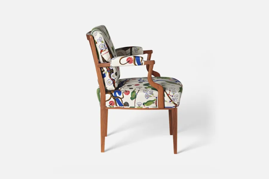 Josef Frank Karmstol 969 Kederband Sitthöjd 47 cm* Fåtöljer|Karmstolar