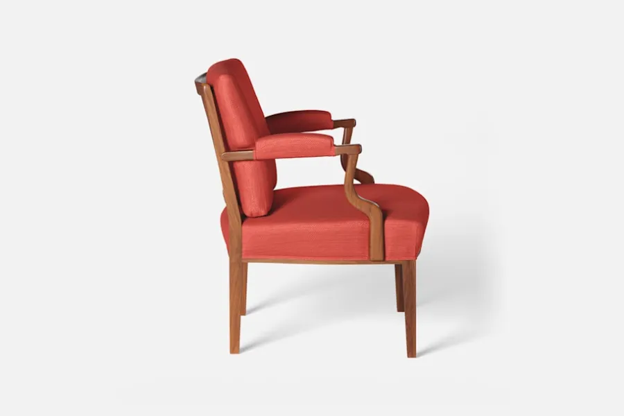 Josef Frank Karmstol 969 Kederband Sitthöjd 43 cm* Karmstolar