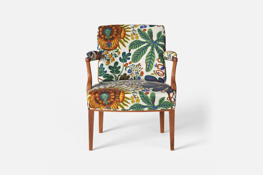 Josef Frank Karmstol 969 Kederband Sitthöjd 43 cm* Karmstolar