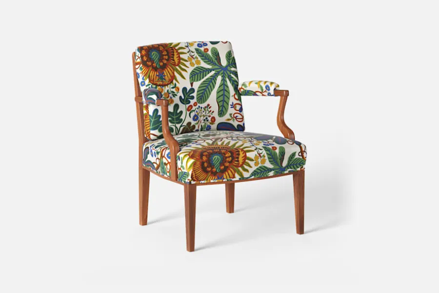 Josef Frank Karmstol 969 Kederband Sitthöjd 43 cm* Karmstolar