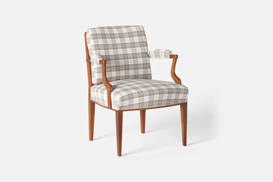 Josef Frank Karmstol 969 Kederband Sitthöjd 47 cm* Fåtöljer|Karmstolar