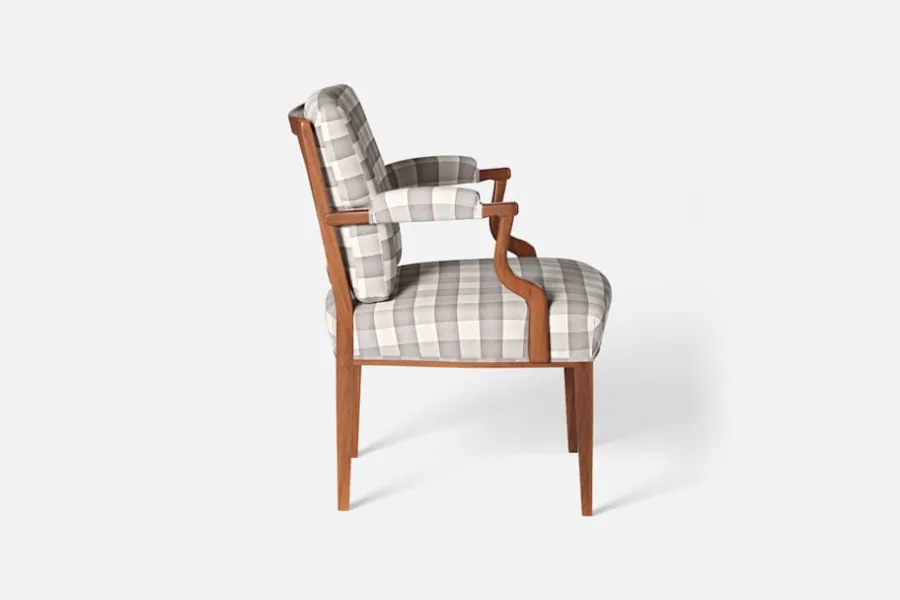 Josef Frank Karmstol 969 Kederband Sitthöjd 47 cm* Fåtöljer|Karmstolar