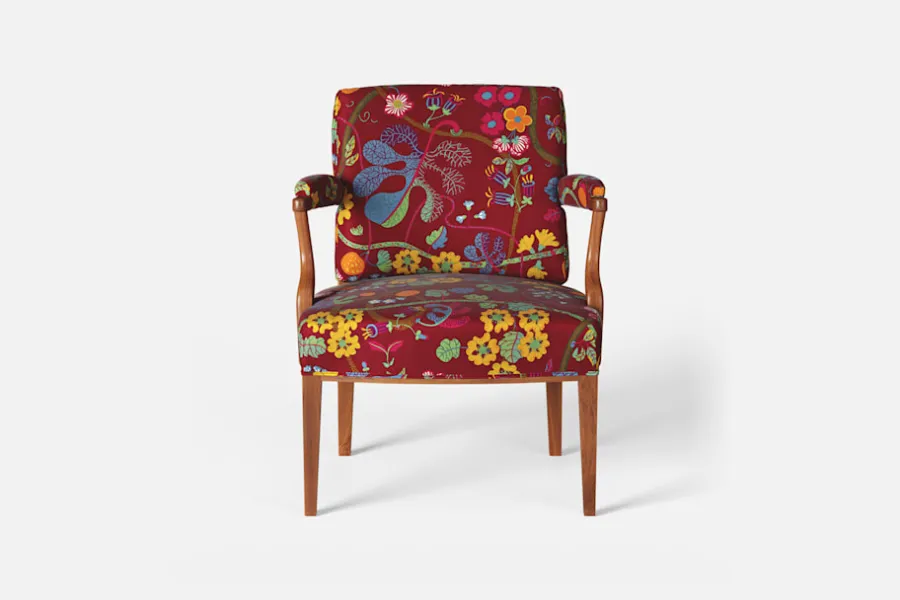 Josef Frank Karmstol 969 Kederband Sitthöjd 43 cm* Karmstolar