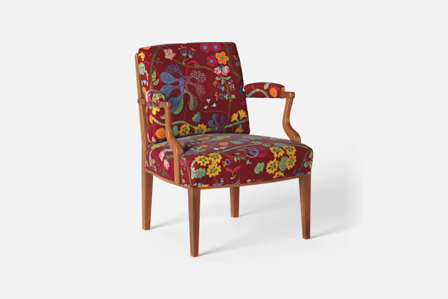 Josef Frank Karmstol 969 Kederband Sitthöjd 43 cm* Karmstolar