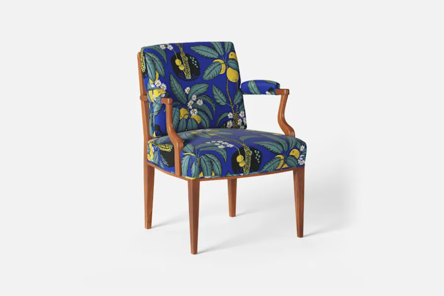 Josef Frank Karmstol 969 Kederband Sitthöjd 47 cm* Fåtöljer|Karmstolar