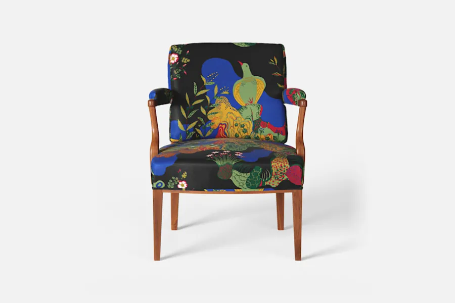 Josef Frank Karmstol 969 Kederband Sitthöjd 43 cm* Karmstolar