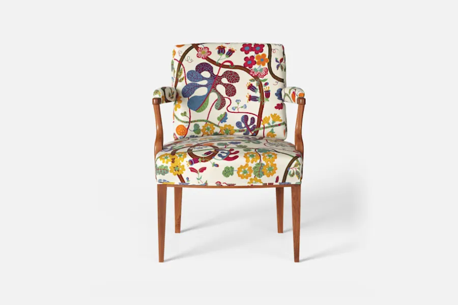 Josef Frank Karmstol 969 Kederband Sitthöjd 47 cm* Fåtöljer|Karmstolar