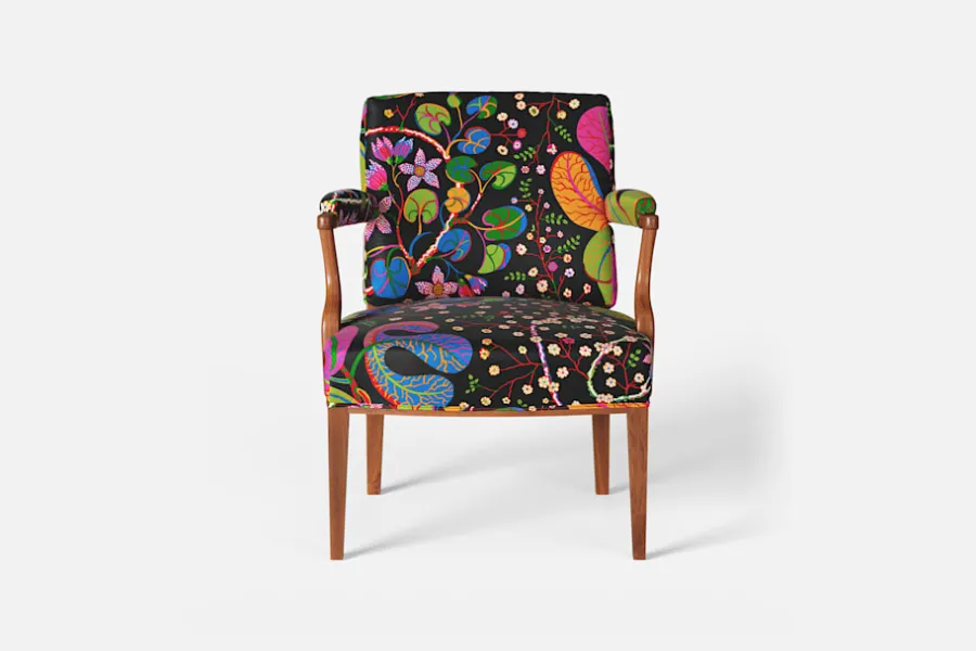 Josef Frank Karmstol 969 Kederband Sitthöjd 43 cm* Karmstolar