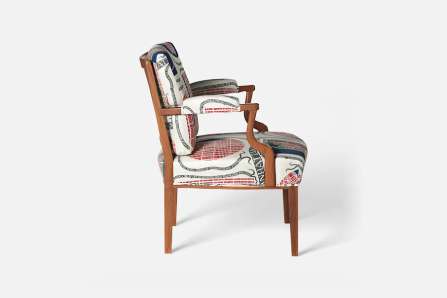 Josef Frank Karmstol 969 Kederband Sitthöjd 43 cm* Karmstolar