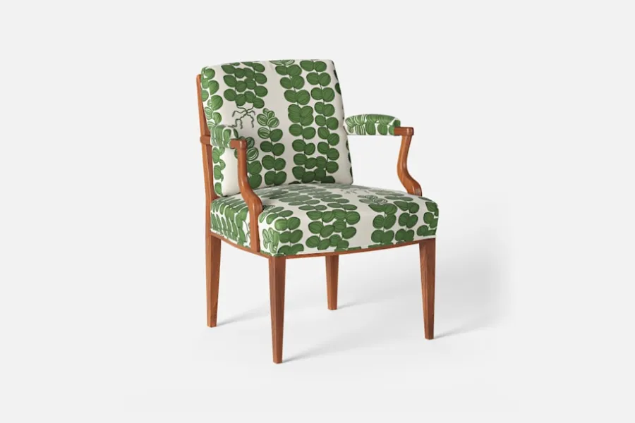 Josef Frank Karmstol 969 Kederband Sitthöjd 47 cm* Fåtöljer|Karmstolar