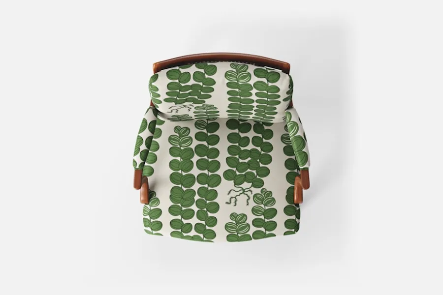 Josef Frank Karmstol 969 Kederband Sitthöjd 47 cm* Fåtöljer|Karmstolar