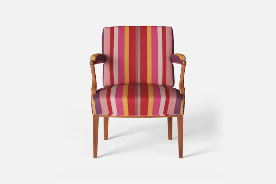 Josef Frank Karmstol 969 Kederband Sitthöjd 43 cm* Karmstolar