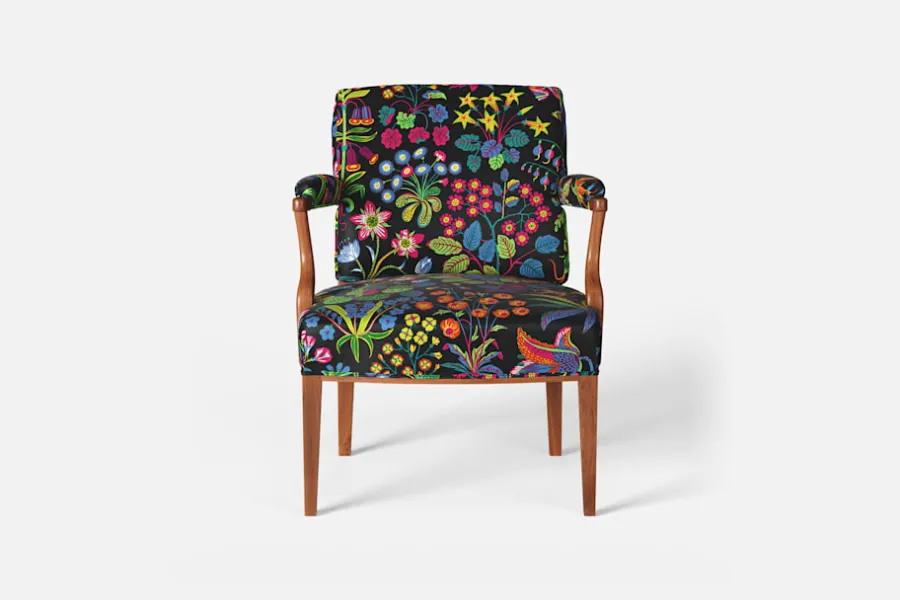 Josef Frank Karmstol 969 Kederband Sitthöjd 43 cm* Karmstolar