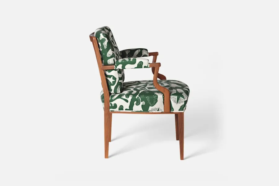 Josef Frank Karmstol 969 Kederband Sitthöjd 47 cm* Fåtöljer|Karmstolar