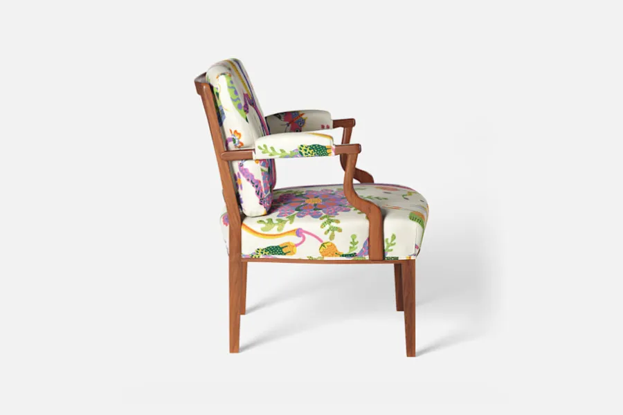 Josef Frank Karmstol 969 Kederband Sitthöjd 43 cm* Karmstolar