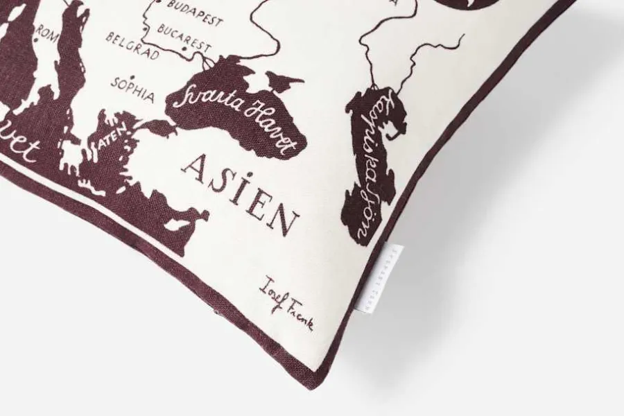 Josef Frank/Svenskt Tenn Kudde Världskarta* Kuddar