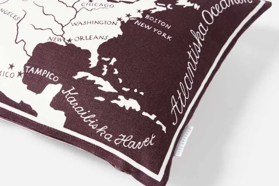 Josef Frank/Svenskt Tenn Kudde Världskarta* Kuddar