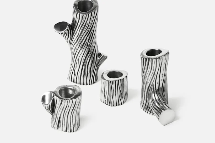 Jakob Solgren Nordenskiöld Ljusstake Gren* Ljusstakar & Ljuslyktor|Tennljusstakar