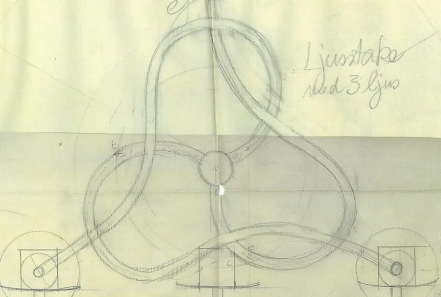 Josef Frank Ljusstake Vänskapsknuten* Ljusstakar & Ljuslyktor