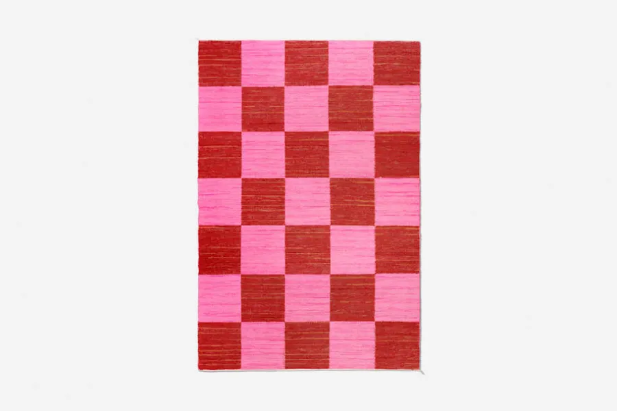 Margit Thorén Matta Dubbelbindning Schackruta* Mattor