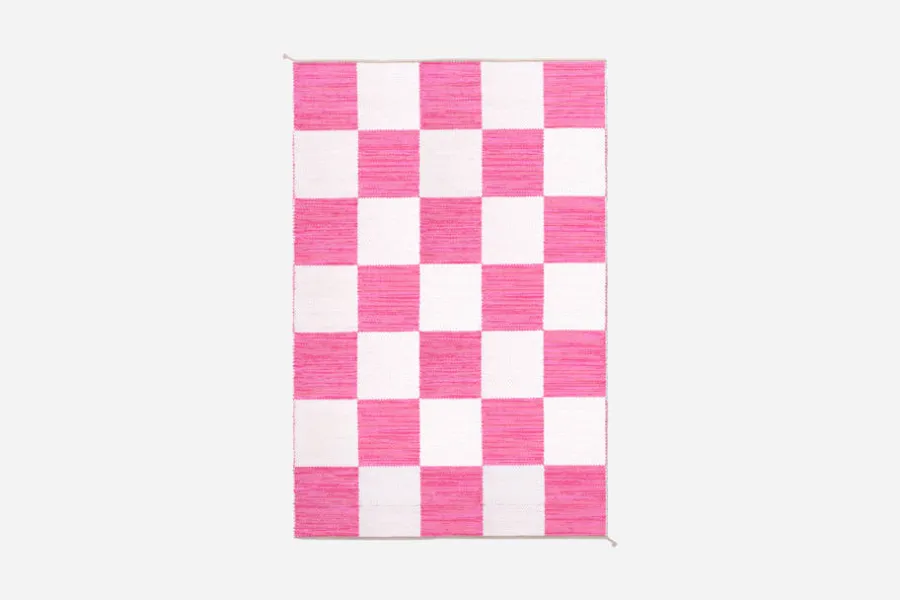 Margit Thorén Matta Dubbelbindning Schackruta* Mattor