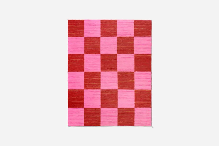 Margit Thorén Matta Dubbelbindning Schackruta* Mattor