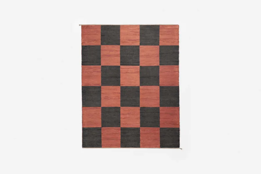 Margit Thorén Matta Dubbelbindning Schackruta* Mattor