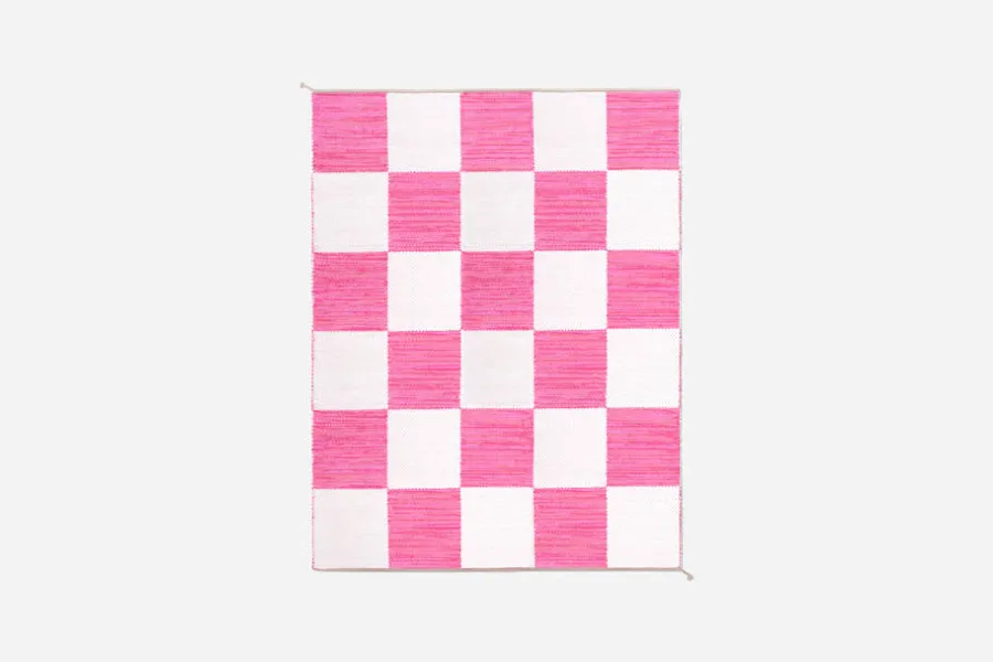 Margit Thorén Matta Dubbelbindning Schackruta* Mattor