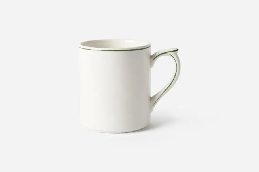 Gien Mugg Filet* Glas & Koppar