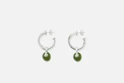 Murky Örhänge Creoler Jade* Smycken