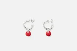 Murky Örhänge Creoler Korall* Smycken