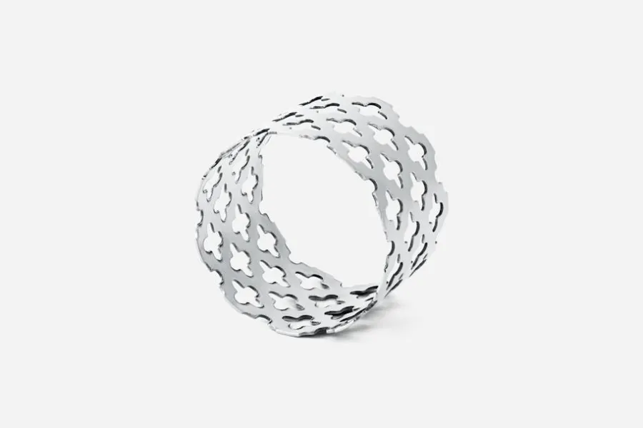 Sara Szyber Servettring Klöver* Servetter & Servettställ|Dukningsdetaljer