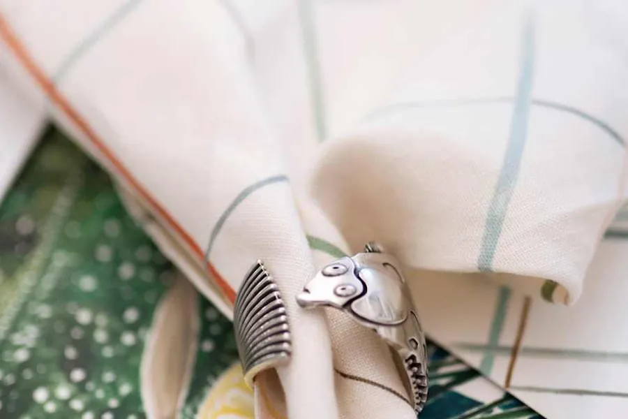 Charlotte Lynggaard Servettring Plattfisk* Servetter & Servettställ|Dukningsdetaljer